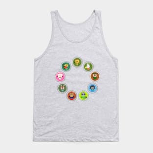 circle of friends from the woods Tank Top